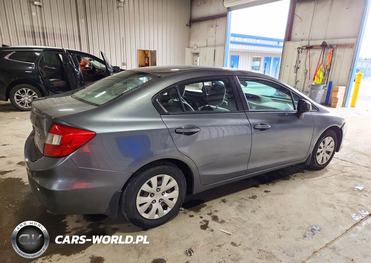 2012 Honda Civic Lx VIN:2HGFB2F59CH593989 - 3