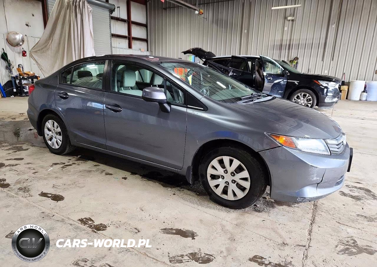 2012 Honda Civic Lx VIN:2HGFB2F59CH593989 - 4