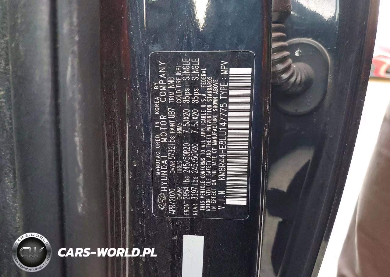 2020 Hyundai Palisade Sel VIN:KM8R44HE8LU147775 - 13