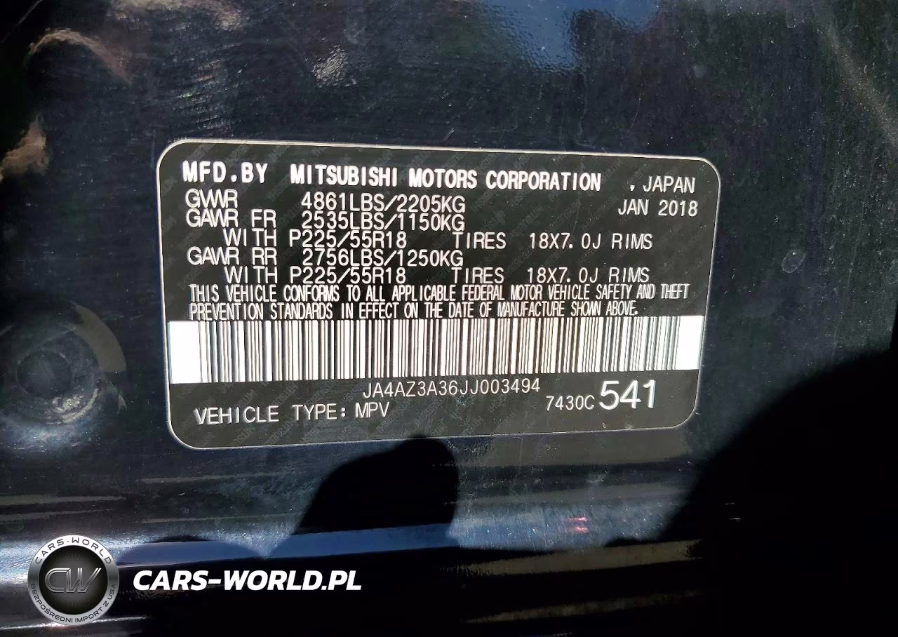 2018 Mitsubishi Outlander Se VIN:JA4AZ3A36JJ003494 - 13