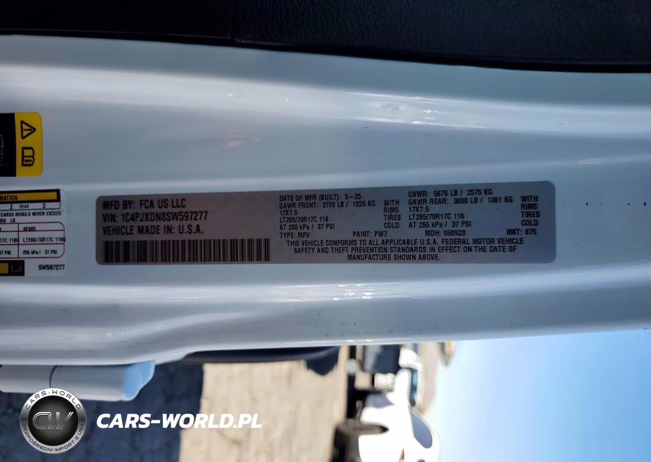 2025 Jeep Wrangler Sport VIN:1C4PJXDN8SW597277 - 12