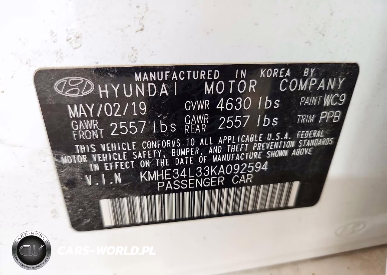 2019 Hyundai Sonata Hybrid Limited VIN:KMHE34L33KA092594 - 12