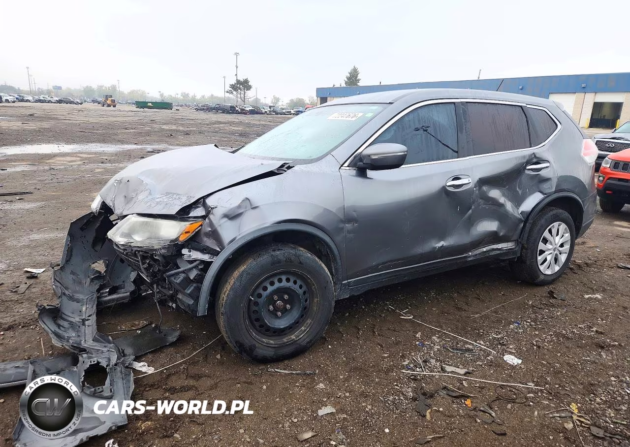 2015 Nissan Rogue S VIN:KNMAT2MV5FP549836 - 1