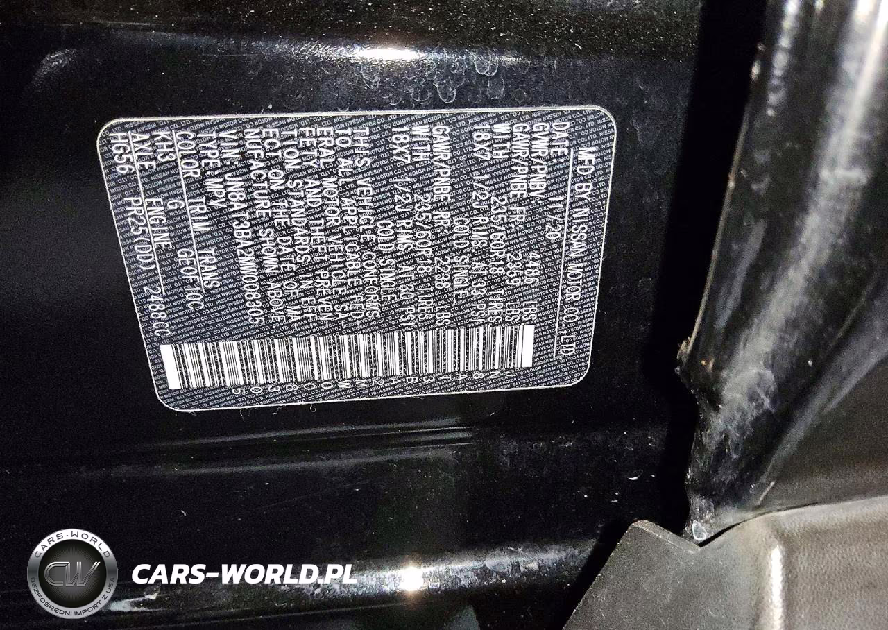 2021 Nissan Rogue Sv VIN:JN8AT3BA2MW008305 - 13