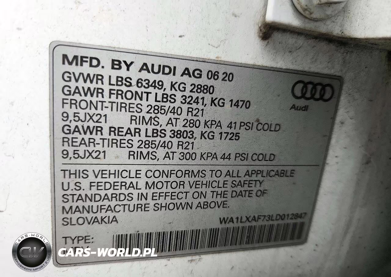 2020 Audi Q7 Premium Plus VIN:WA1LXAF73LD012847 - 13