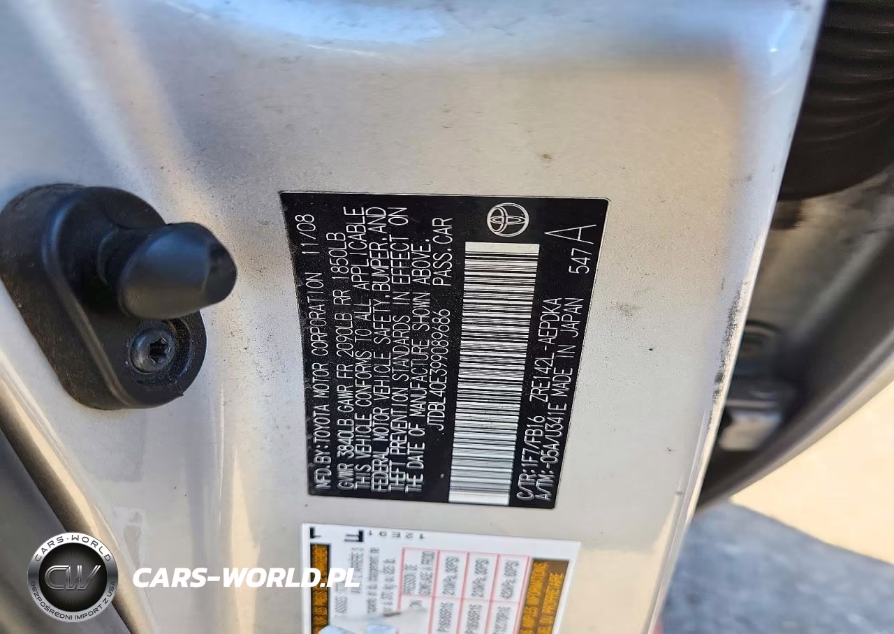 2009 Toyota Corolla Le VIN:JTDBL40E399089686 - 12