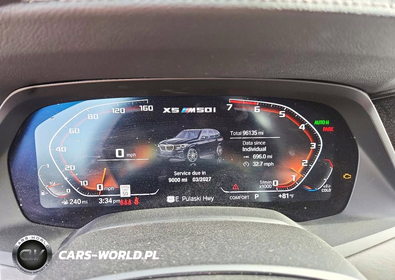 2020 BMW X5 M50I VIN:5UXJU4C05LLE45477 - 9