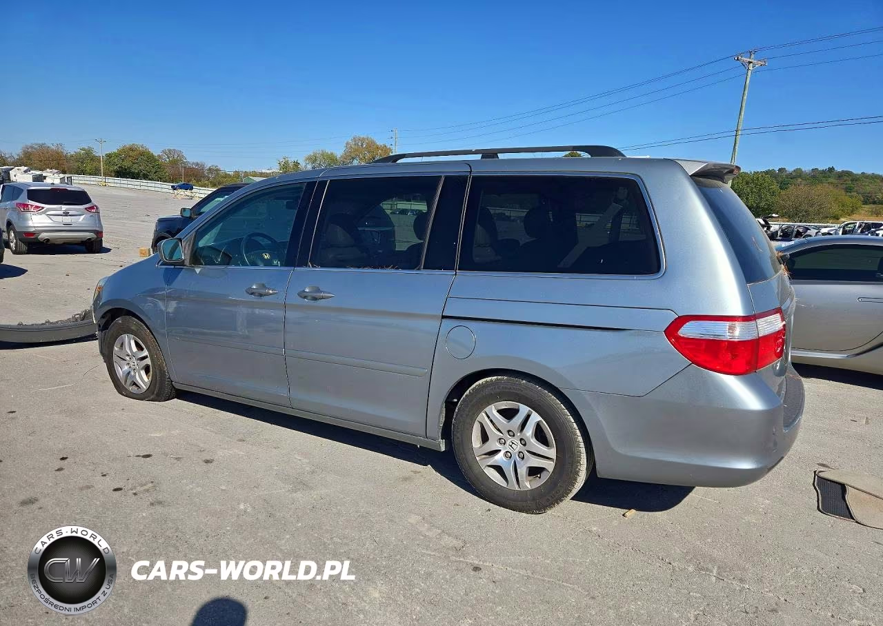 2007 Honda Odyssey Exl VIN:5FNRL38777B086601 - 2