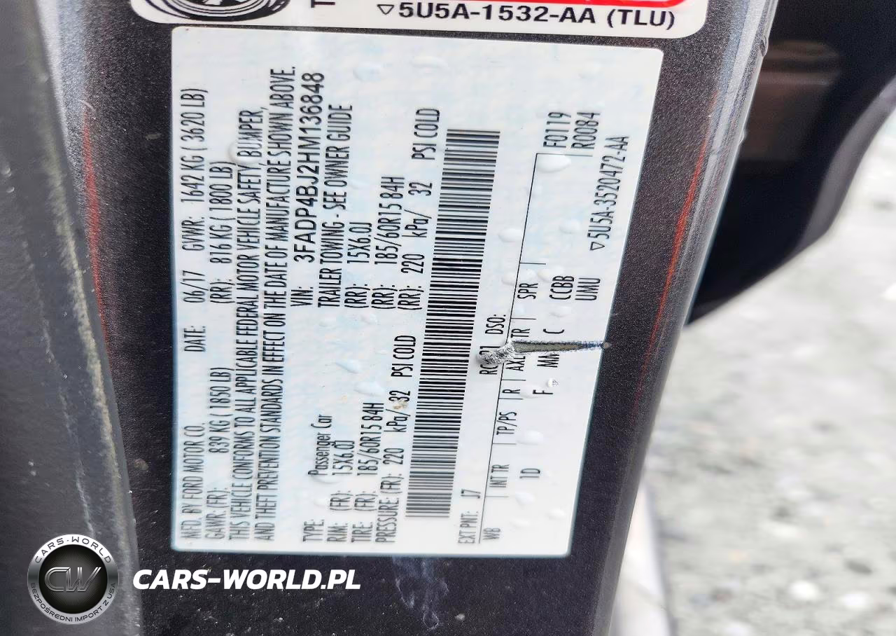 2017 Ford Fiesta Se VIN:3FADP4BJ2HM136848 - 13