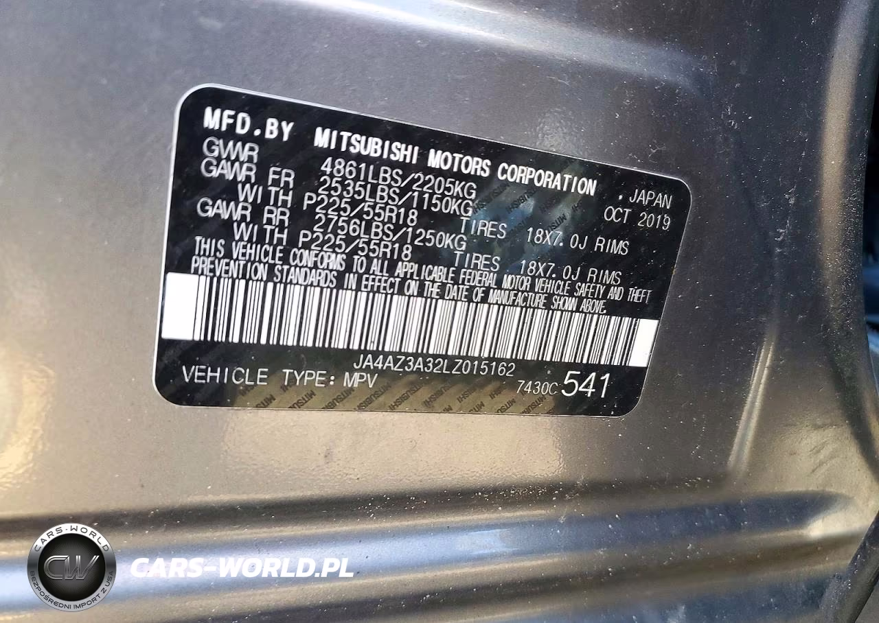 2020 Mitsubishi Outlander Se VIN:JA4AZ3A32LZ015162 - 13