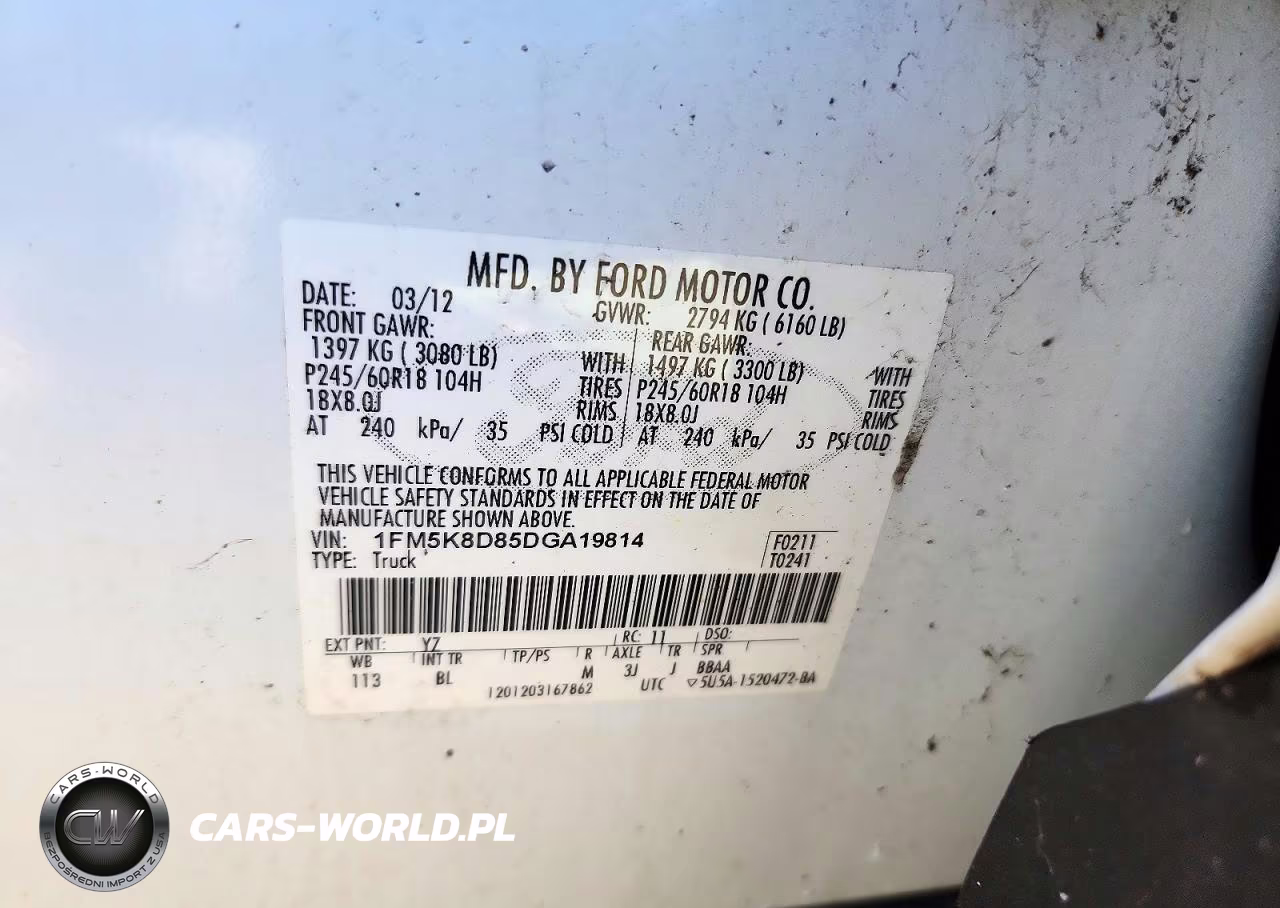 2013 Ford Explorer Xlt VIN:1FM5K8D85DGA19814 - 13