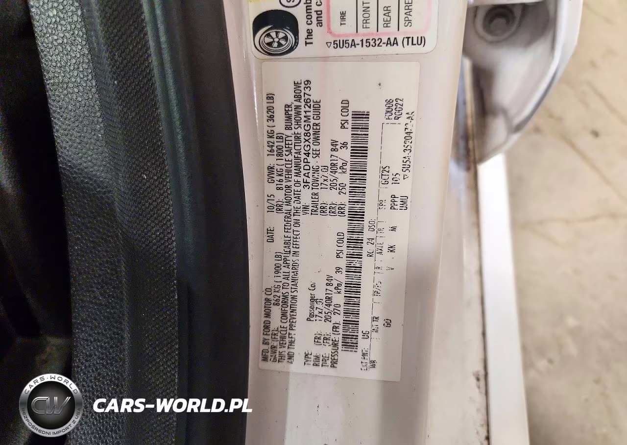 2016 Ford Fiesta St VIN:3FADP4GX8GM126739 - 14