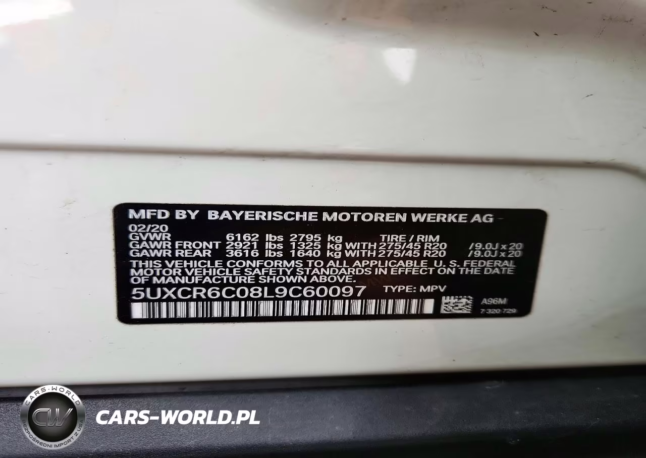 2020 BMW X5 xDrive40I VIN:5UXCR6C08L9C60097 - 13
