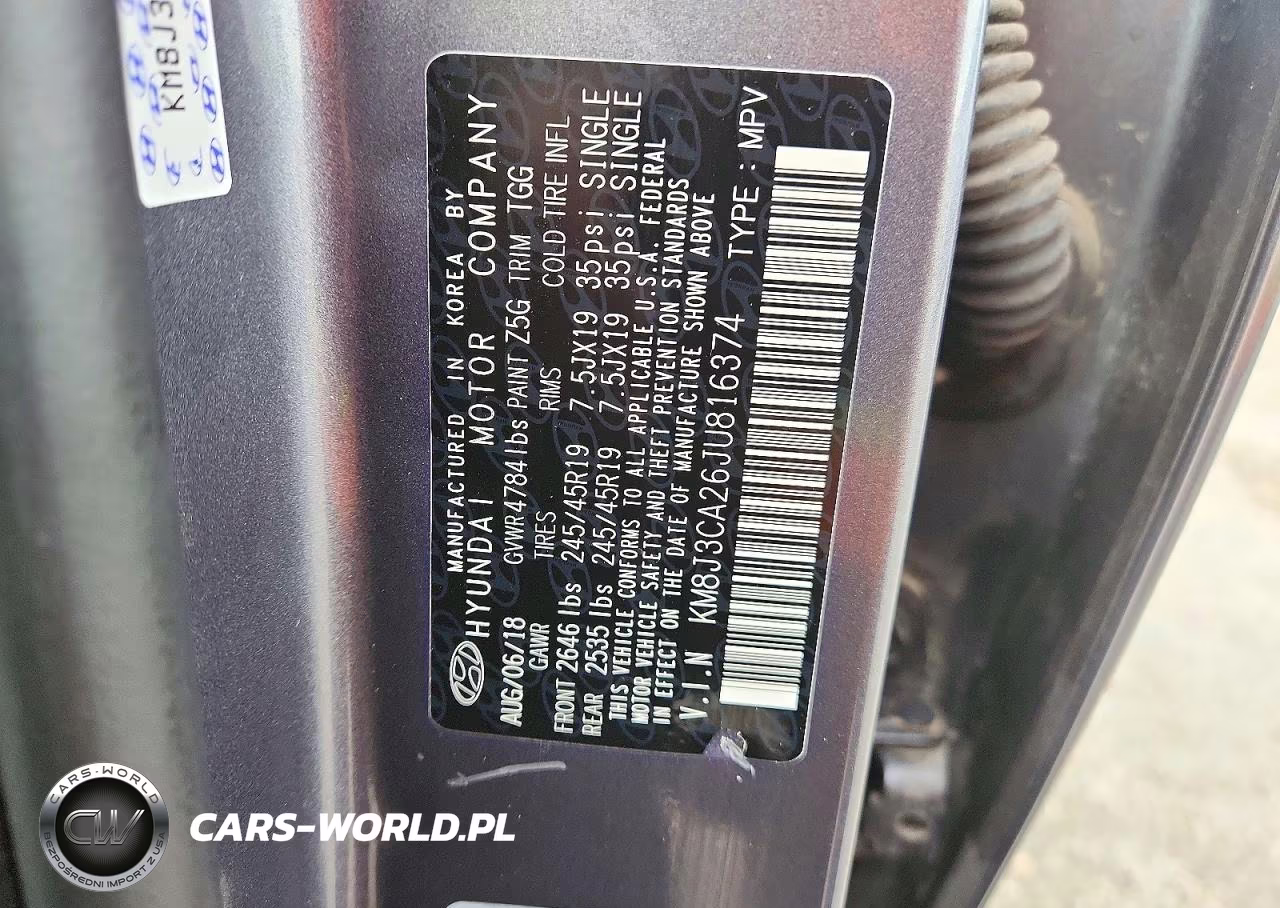 2018 Hyundai Tucson Value VIN:KM8J3CA26JU816374 - 13