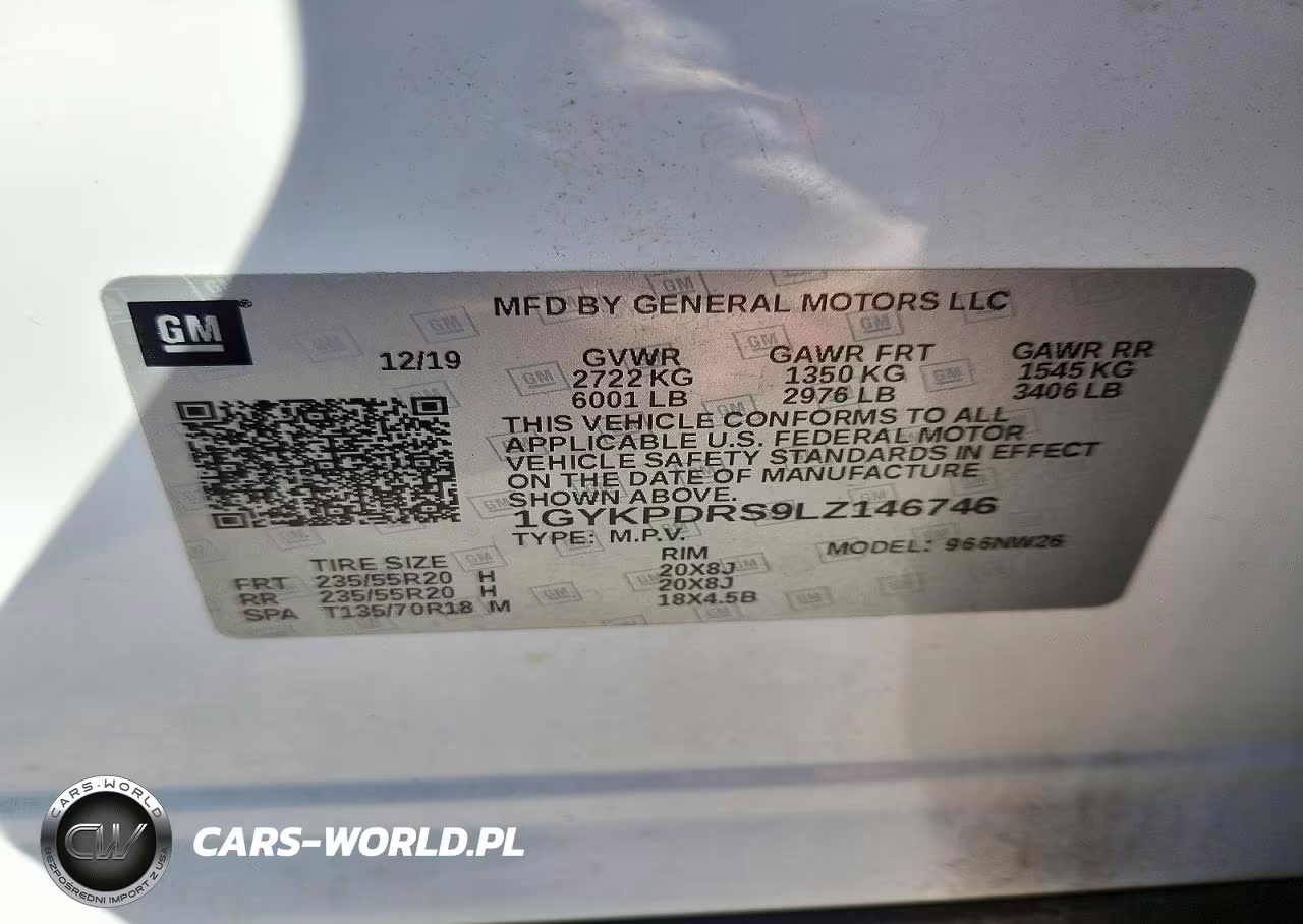 CADILLAC XT6 PREMIU VIN:1GYKPDRS9LZ146746 - 13