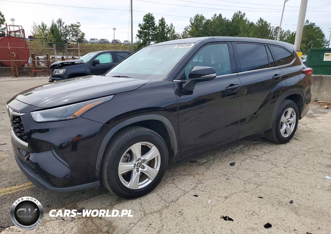 2022 Toyota Highlander L VIN:5TDCZRAH5NS096787 - 1