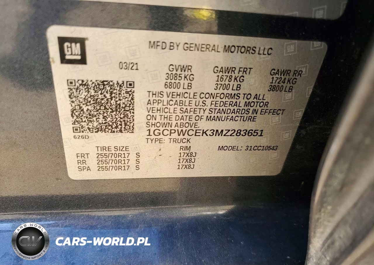 2021 Chevrolet Silverado C1500 Lt VIN:1GCPWCEK3MZ283651 - 12