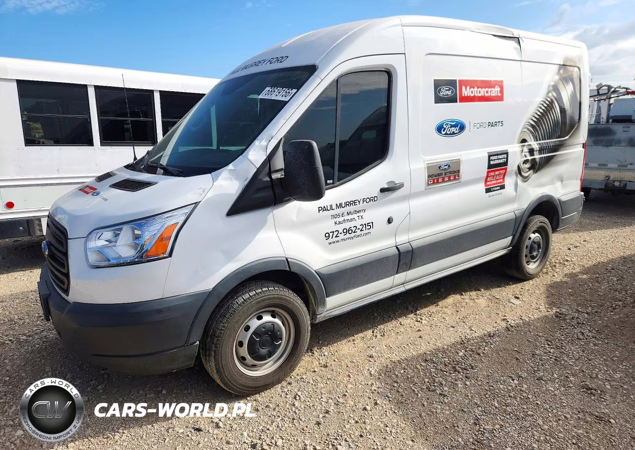 2015 Ford Transit T-250 Srw Medium Roof Delivery Van VIN:1FTNR1CM7FKA52884 - 1