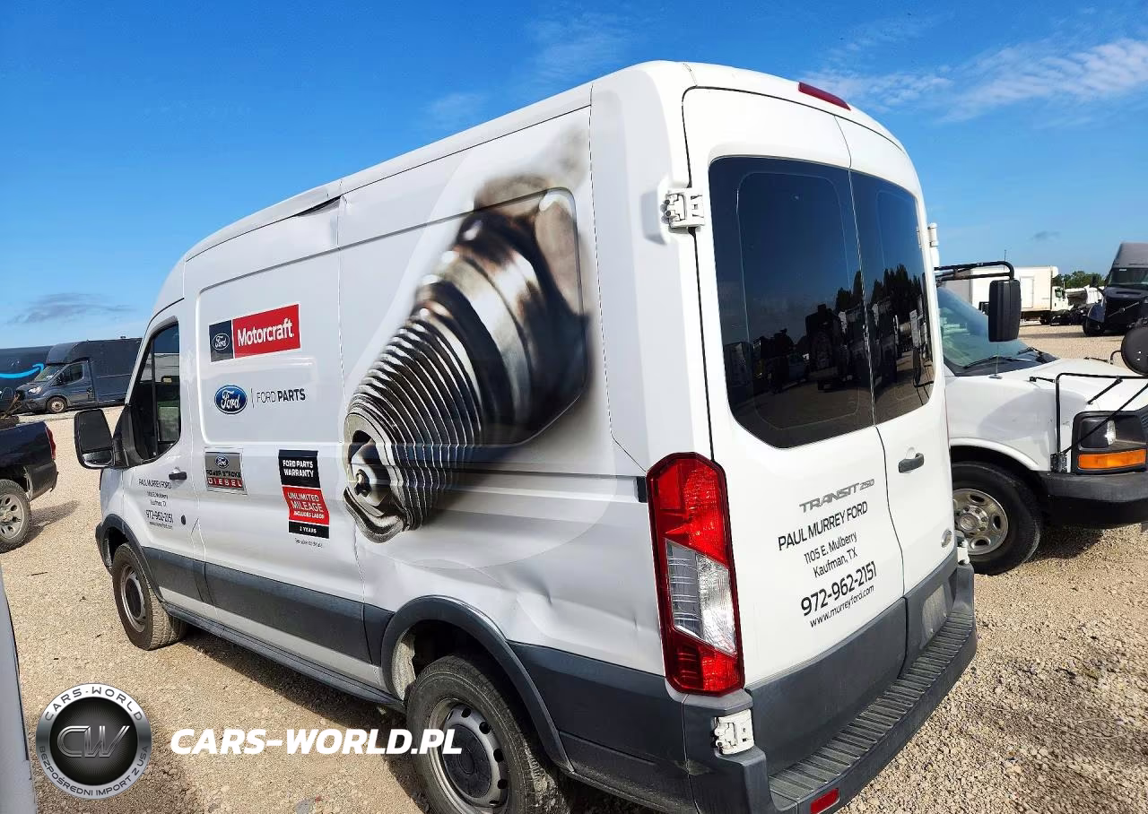 2015 Ford Transit T-250 Srw Medium Roof Delivery Van VIN:1FTNR1CM7FKA52884 - 2