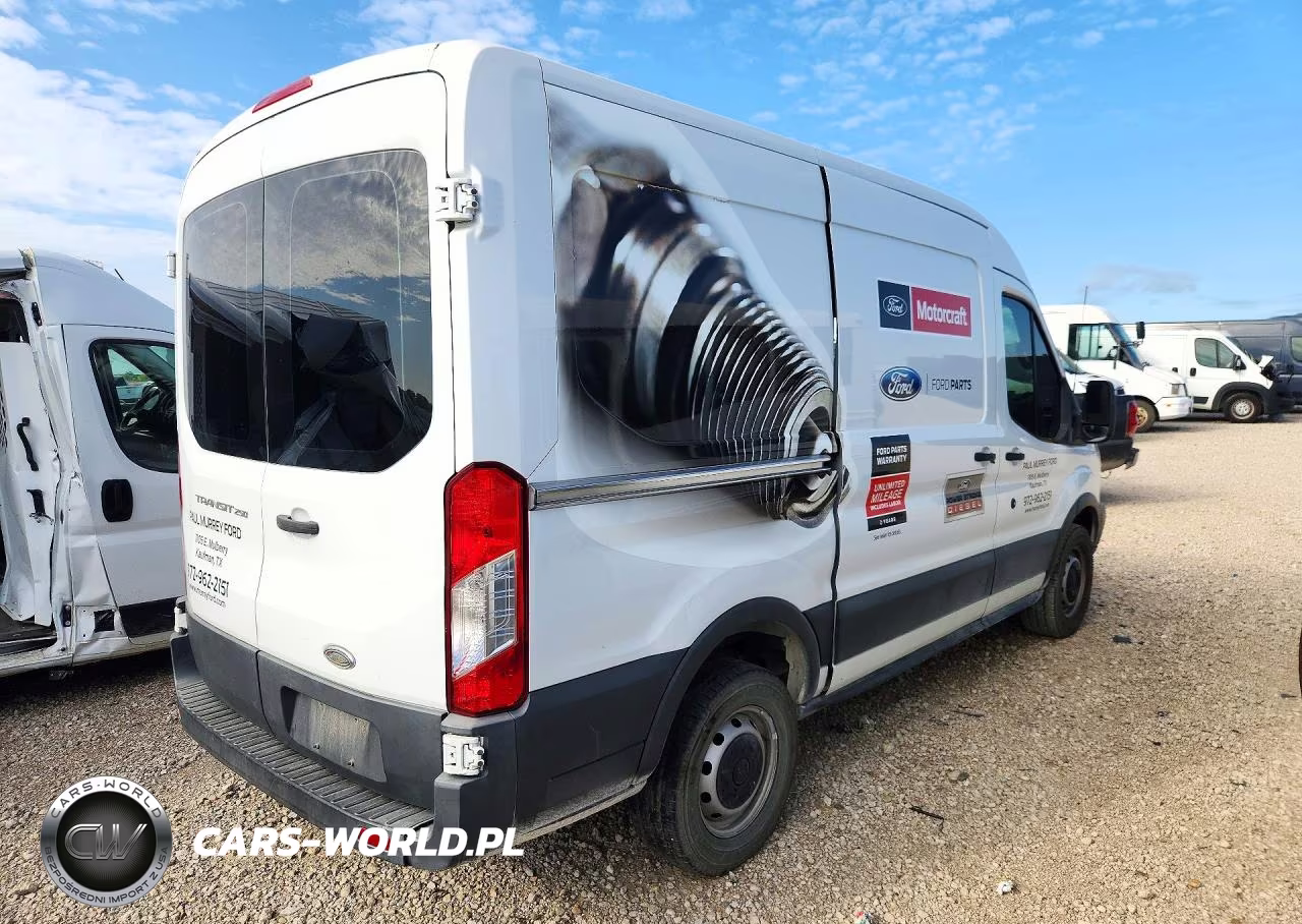 2015 Ford Transit T-250 Srw Medium Roof Delivery Van VIN:1FTNR1CM7FKA52884 - 3