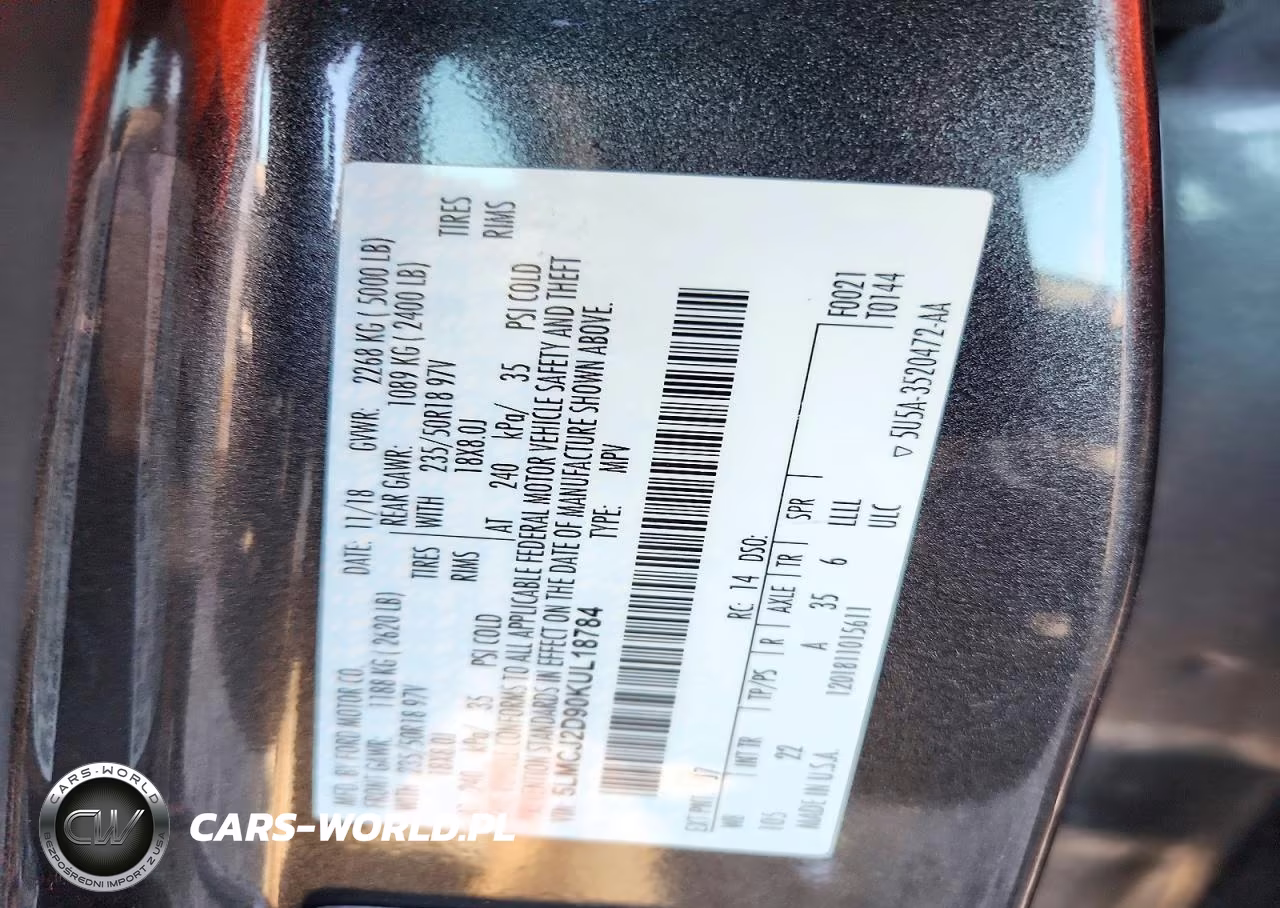 2019 Lincoln Mkc Select VIN:5LMCJ2D90KUL18784 - 12