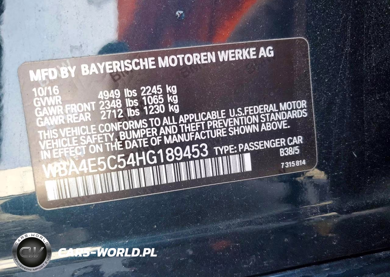 2017 BMW 440I Gran Coupe xDrive VIN:WBA4E5C54HG189453 - 12