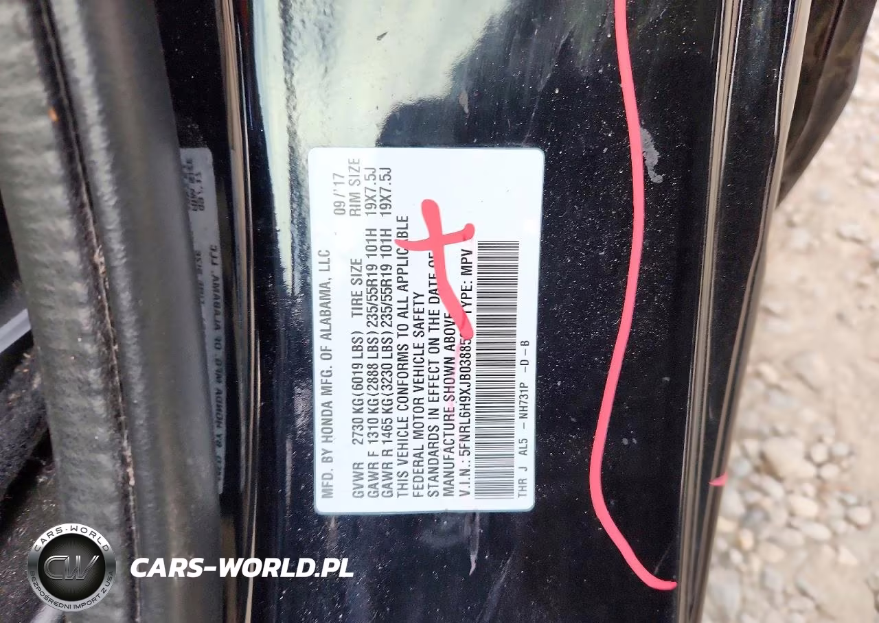2018 Honda Odyssey Elite VIN:5FNRL6H9XJB038858 - 14