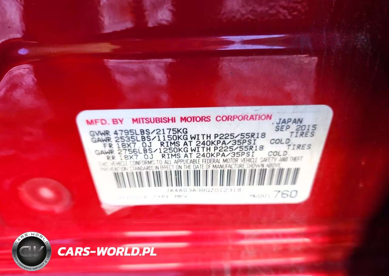 2016 Mitsubishi Outlander Se VIN:JA4AD3A38GZ012318 - 13
