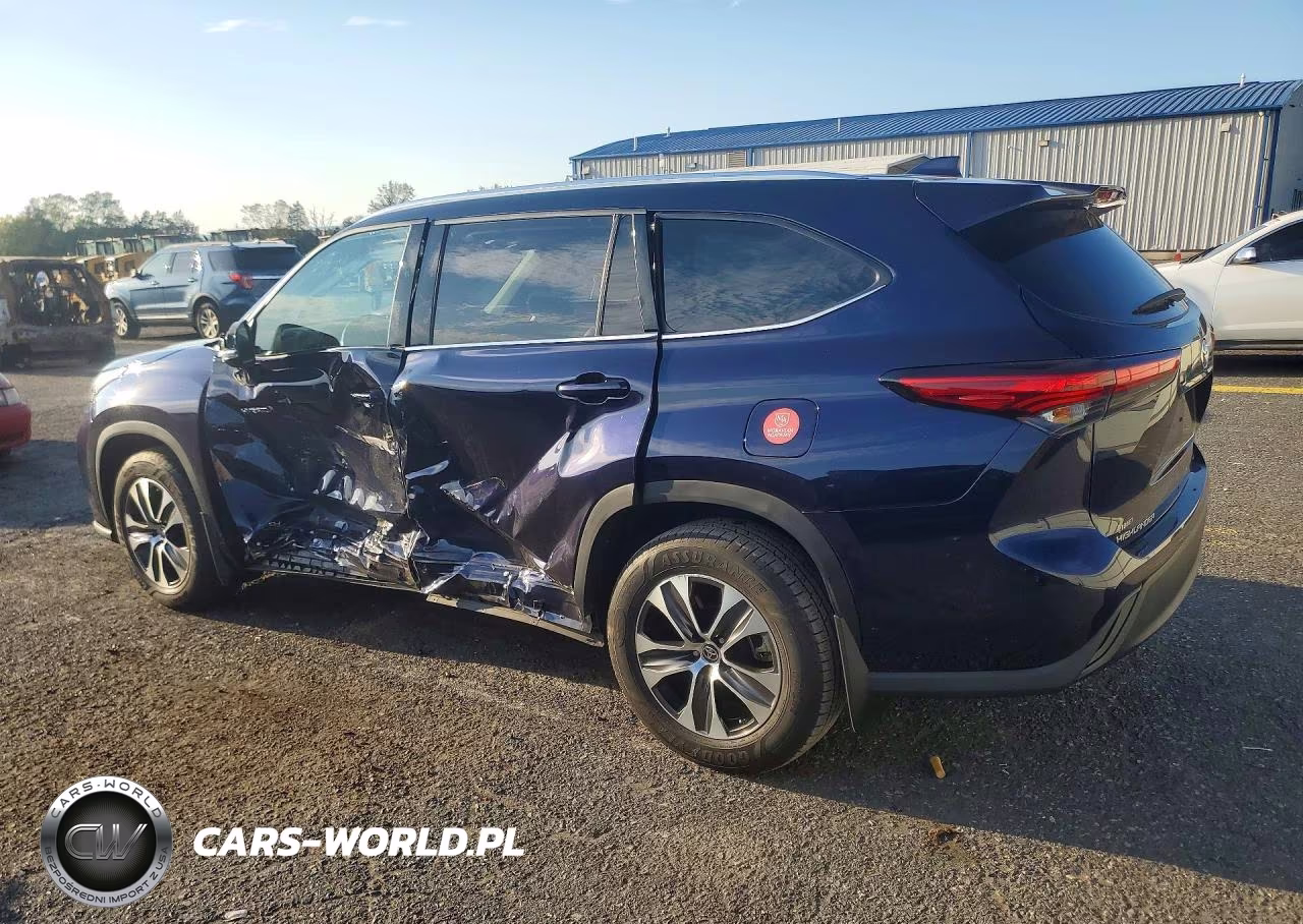 2021 Toyota Highlander Hybrid Xle VIN:5TDHBRCH2MS037783 - 2