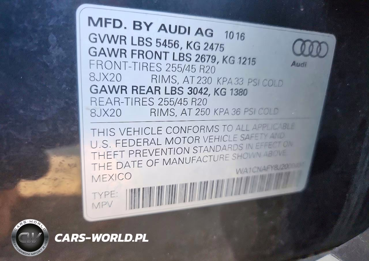 2018 Audi Q5 Prestige VIN:WA1CNAFY8J2000491 - 13
