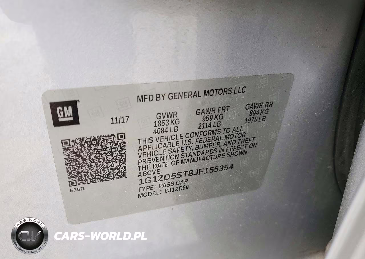 2018 Chevrolet Malibu Lt VIN:1G1ZD5ST8JF155354 - 12
