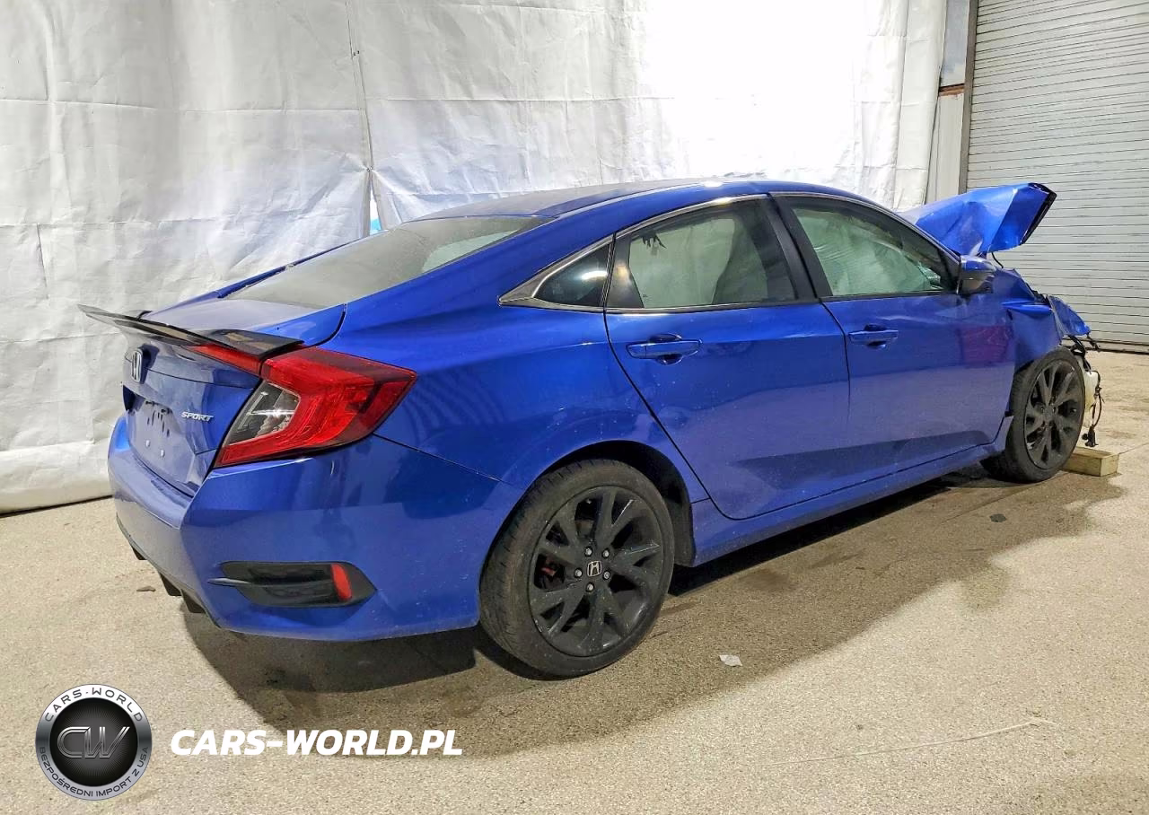 2019 Honda Civic Sport VIN:2HGFC2F81KH539155 - 3