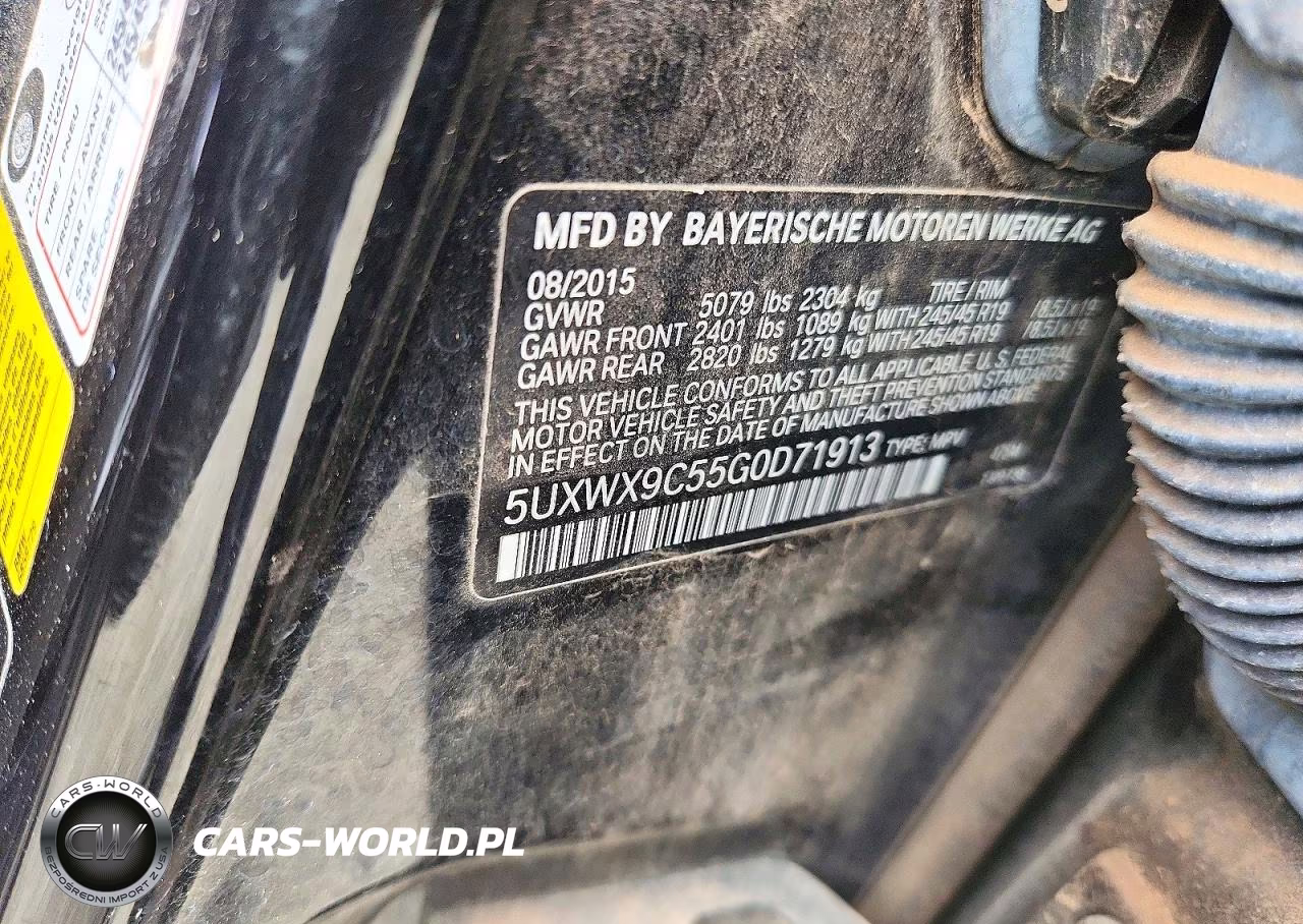 2016 BMW X3 xDrive28I VIN:5UXWX9C55G0D71913 - 13
