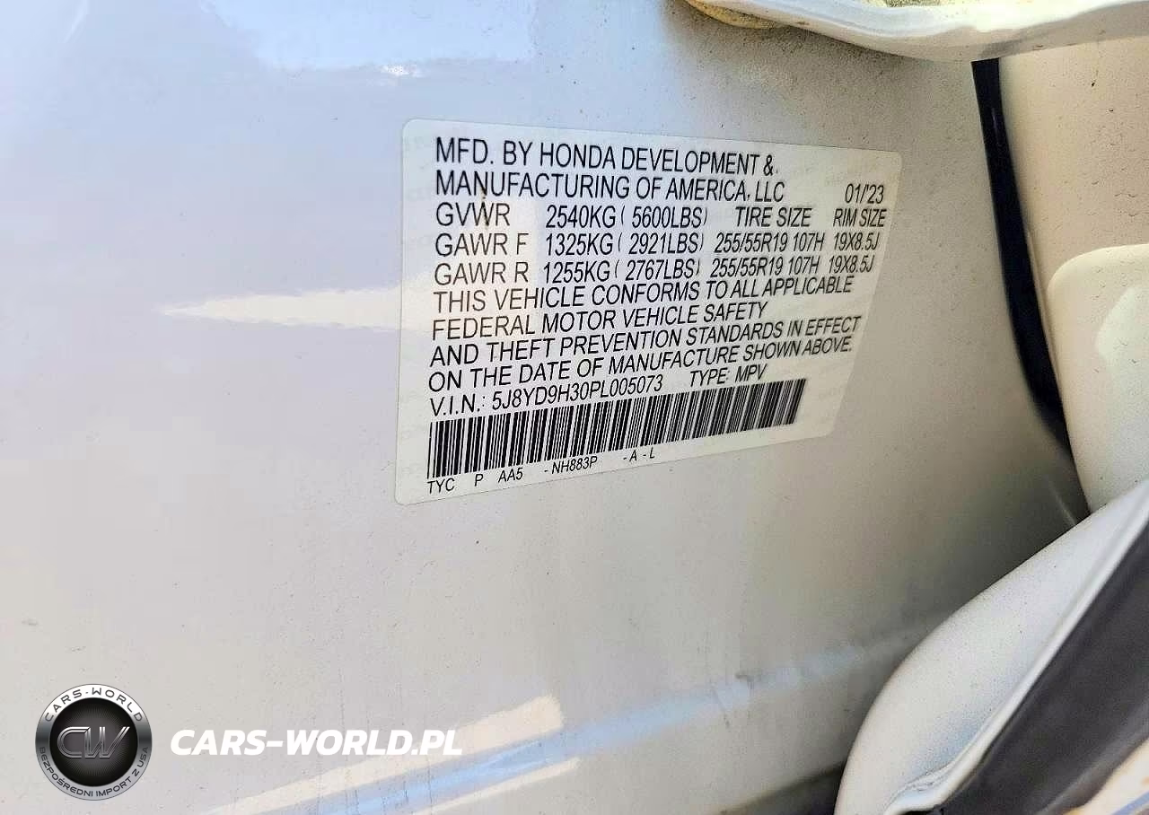 2023 Acura Mdx VIN:5J8YD9H30PL005073 - 13