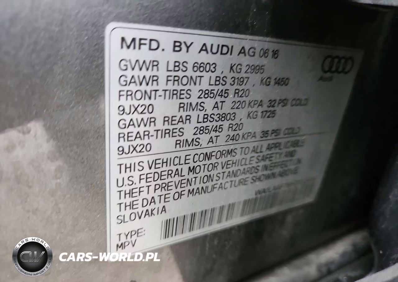 2017 Audi Q7 Premium Plus VIN:WA1LAAF76HD022488 - 13