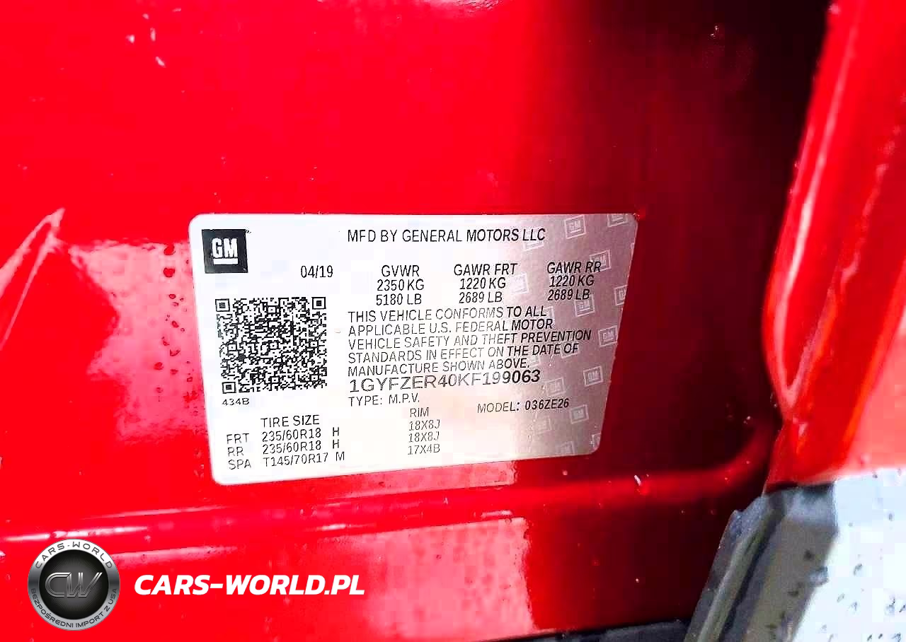 2019 Cadillac Xt4 Sport VIN:1GYFZER40KF199063 - 13