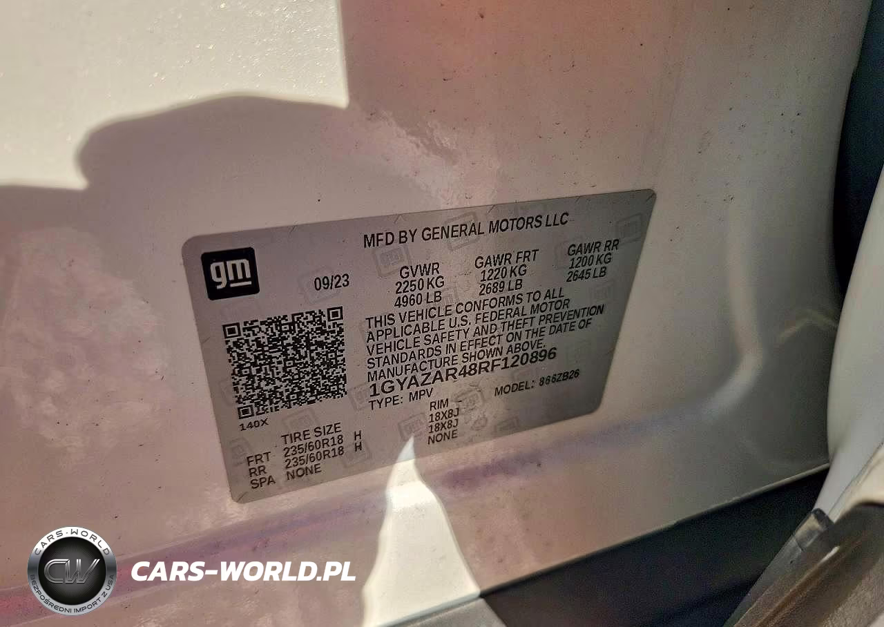 2024 Cadillac Xt4 Luxury VIN:1GYAZAR48RF120896 - 12