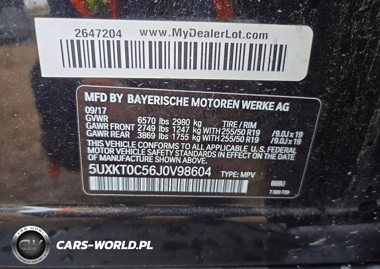 2018 BMW X5 Xdr40E VIN:5UXKT0C56J0V98604 - 13