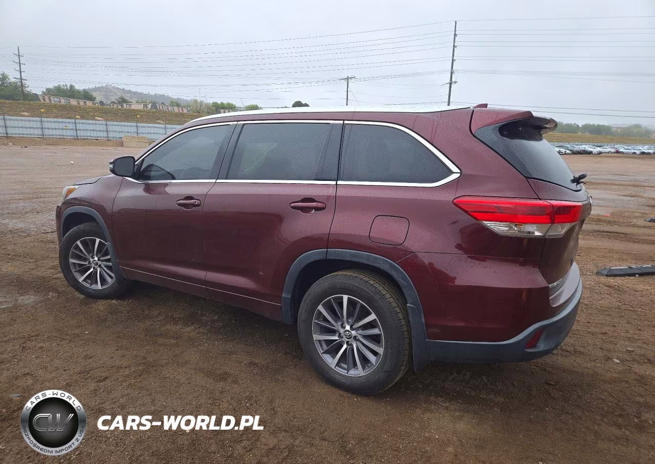 2017 Toyota Highlander Xle VIN:5TDJZRFH5HS363267 - 2