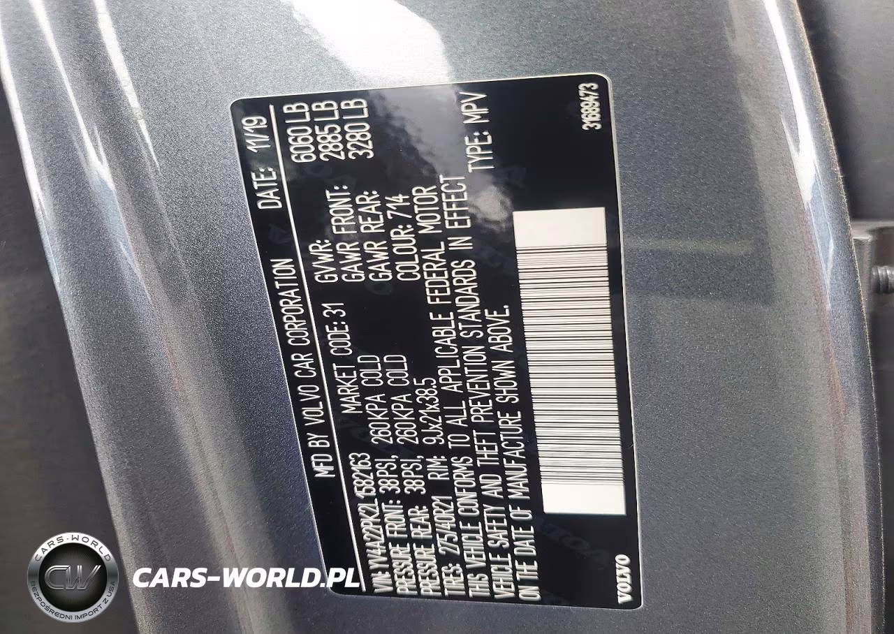 2020 Volvo Xc90 T6 Momentum VIN:YV4A22PK2L1582163 - 13