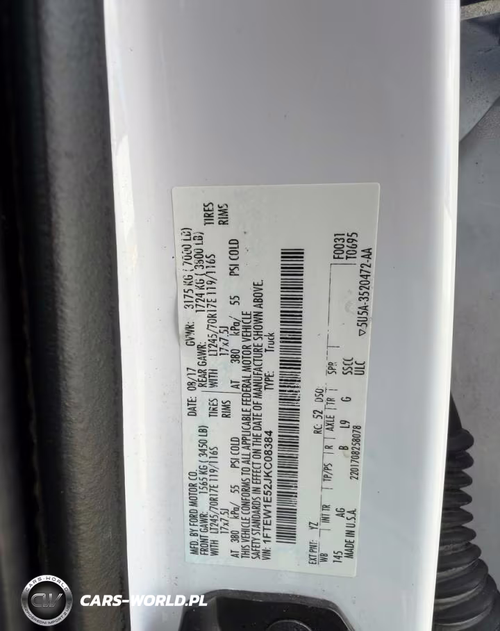 2018 Ford F150 Supercrew VIN:1FTEW1E52JKC08384 - 10