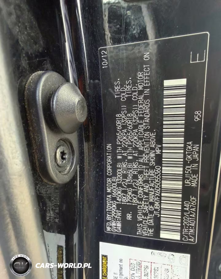 2013 Lexus Gx 460 VIN:JTJBM7FX6D5055360 - 10