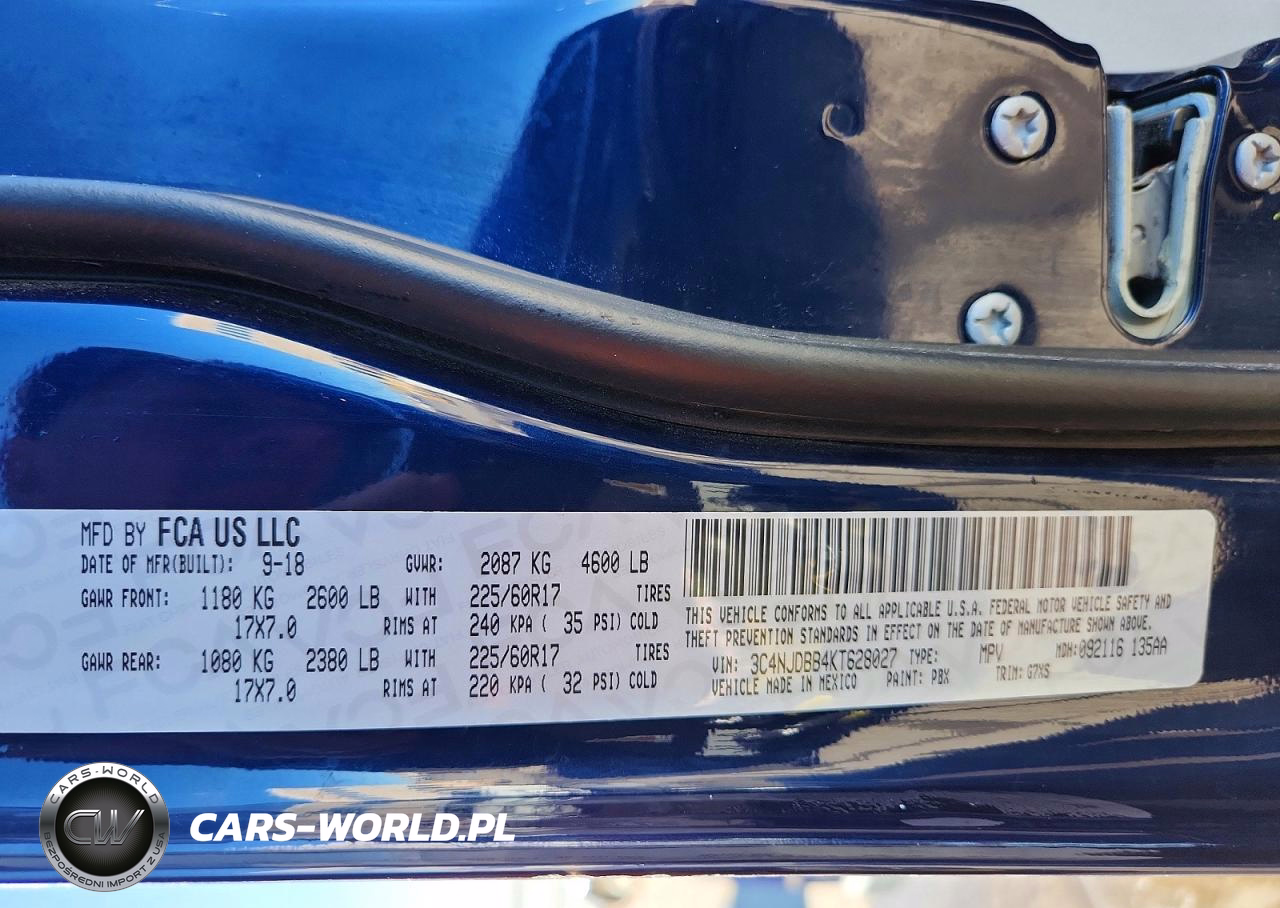 2019 Jeep Compass Latitude VIN:3C4NJDBB4KT628027 - 13