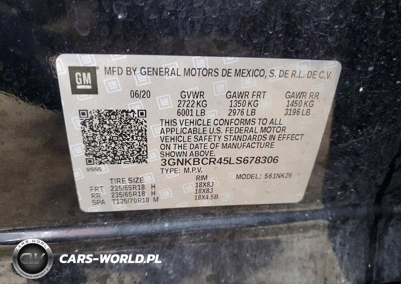 2020 Chevrolet Blazer 2Lt VIN:3GNKBCR45LS678306 - 13