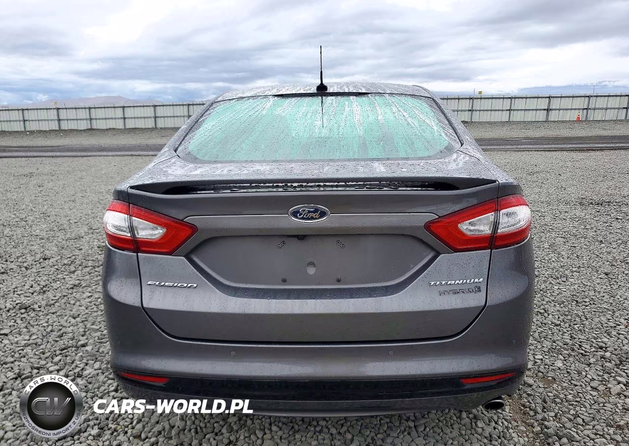 2013 Ford Fusion Titanium Hev VIN:3FA6P0RU1DR345495 - 6