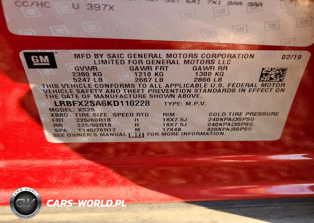 2019 Buick Envision Essence VIN:LRBFX2SA6KD110228 - 13