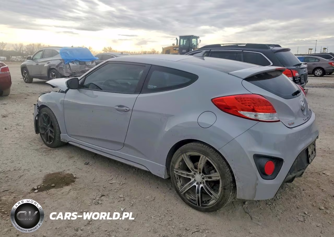 2015 Hyundai Veloster Turbo VIN:KMHTC6AE0FU218812 - 2