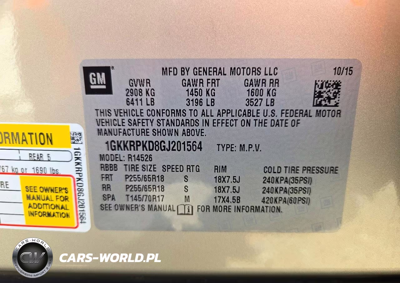 2016 GMC Acadia Sle VIN:1GKKRPKD8GJ201564 - 13