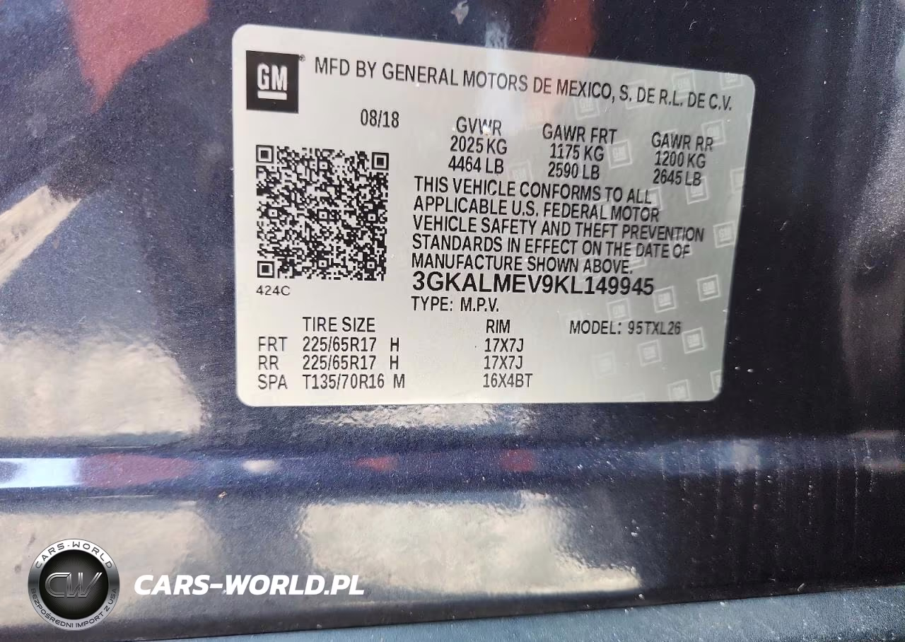 2019 GMC Terrain Sle VIN:3GKALMEV9KL149945 - 13