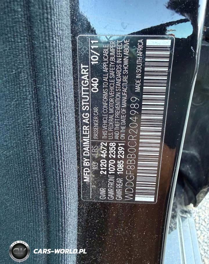 2012 Mercedes-Benz C 300 4Matic VIN:WDDGF8BB0CR204989 - 10